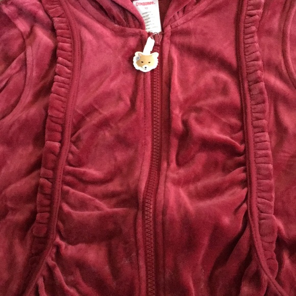 Vintage Gymboree Autumn Highland velour hooded jacket Sz 10 - Picture 3 of 6